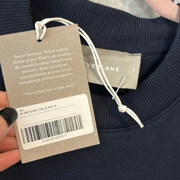 NWT Everlane The ReTrack Crewneck Sweatshirt - Picture 9 of 14